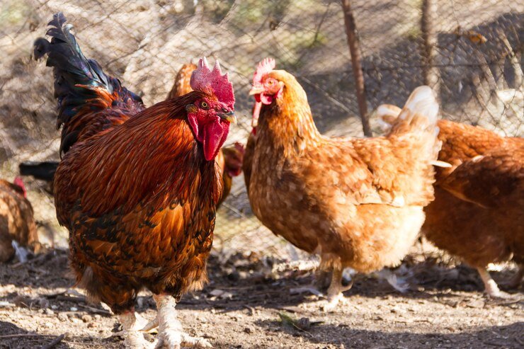 how egg fertilized between rooster and hen