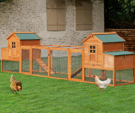 Breltam 157" Large Chicken Coop Hen House Wooden Chicken House 