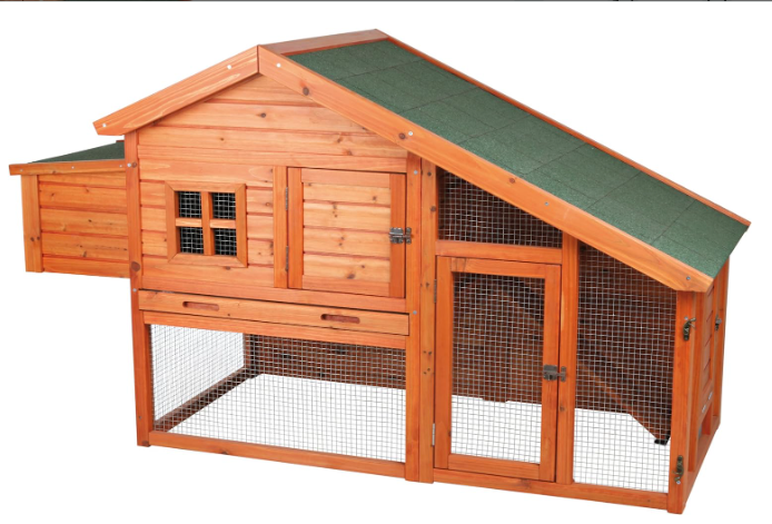 TRIXIE Pet Products Chicken Coop with a View, 72 x 31.5 x 42 inches