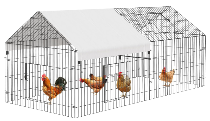 NUGRIART Metal Chicken Coop 