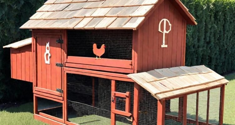 a chicken coop holds a total of 10 hens