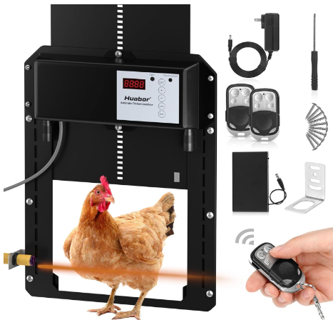 Huabor Automatic Chicken Coop Door,