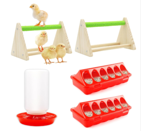 <br>GIFANK Chick Feeder and Waterer Kit